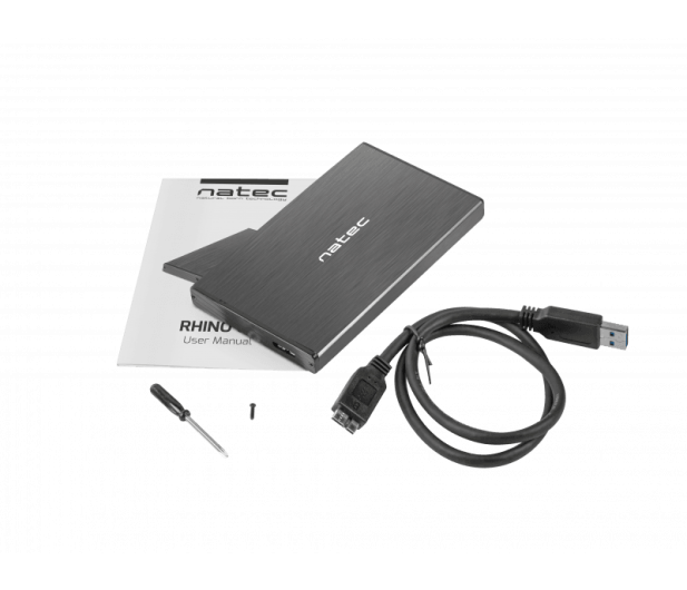 Natec RHINO GO SATA 2.5" USB 3.0 Czarna - 682345 - zdjęcie 3